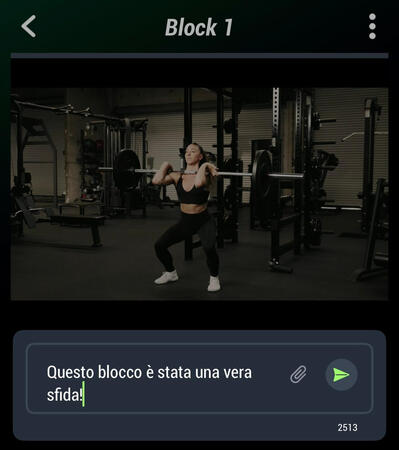 Accesso diretto ai messaggi diretti con il coach